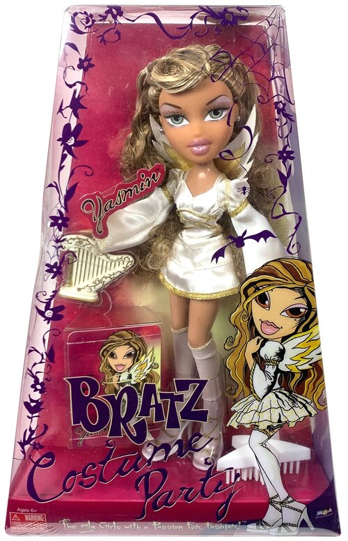 Кукла Братц Ясмин Ангел из серии Костюмная вечеринка (первое издание) 2006 Bratz Costume Party (1st Edition) Yasmin Angel