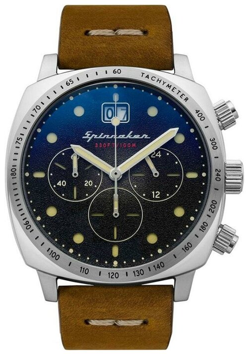 Наручные часы SPINNAKER Наручные часы Spinnaker SP-5068-01, синий, серебряный