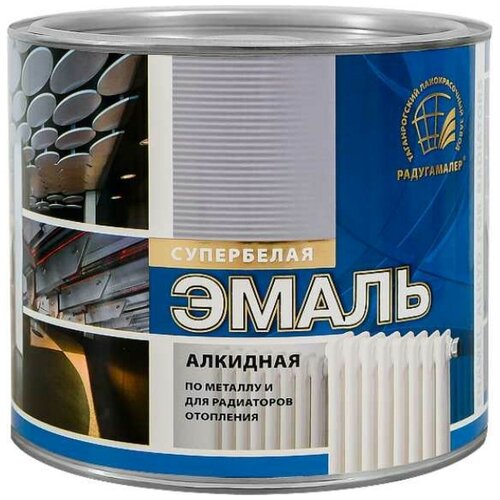 Эмаль для радиаторов отопления, белая, 1,9 кг.
