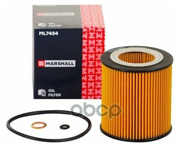Фильтр Масляный MARSHALL для BMW 3 (E90, F30) 06- / 5 (E60, F10) 05- / X5 (E70, F15) 06 арт. ML7454