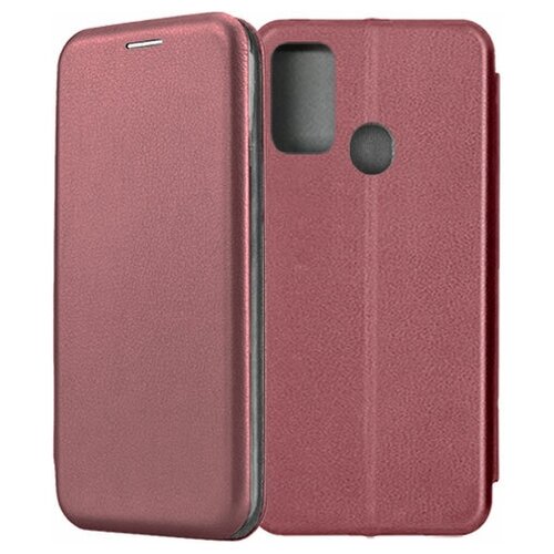 Чехол-книжка Fashion Case для TECNO Spark 7 темно-красный чехол книжка fashion case для tecno spark 7 голубой