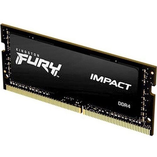 Оперативная память KINGSTON SO-DIMM DDR4 16Gb 2666MHz pc-21300 FURY Impact Black KF426S15IB116 917900₽