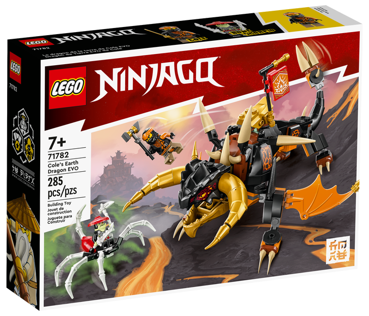 Конструктор LEGO Ninjago 71782 Cole’s Earth Dragon EVO