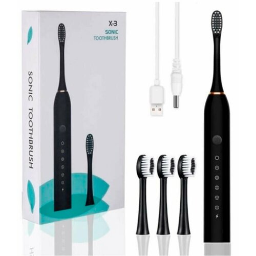 Зубная щетка Ультразвуковая X-3 Электрическая зубная щетка для взрослых перезаряжаемая Sonic Автоматическая 147000₽