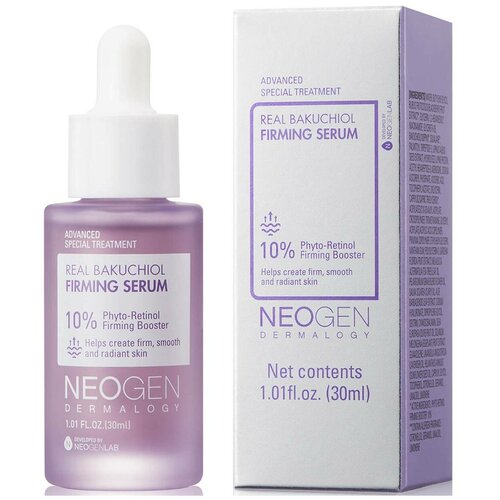 Ферментированная сыворотка для упругости кожи | Neogen Dermalogy Real Bakuchiol Firming Serum 30ml