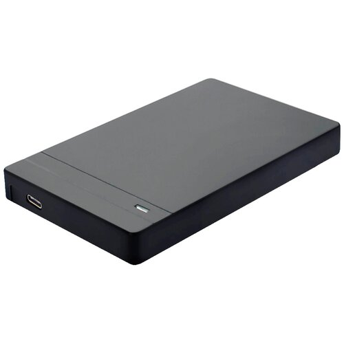 Корпус для SSD-HDD AgeStar 31UB2P3C (Black) 2.5 SATA контейнер, пластик, черный, usb 3.1 USB-C внешний корпус 2 5 для жестких дисков hdd ssd usb 3 0 пластик черный