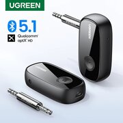 Bluetooth 5.1 ресивер UGREEN с поддержкой aptX HD, AUX, микрофон