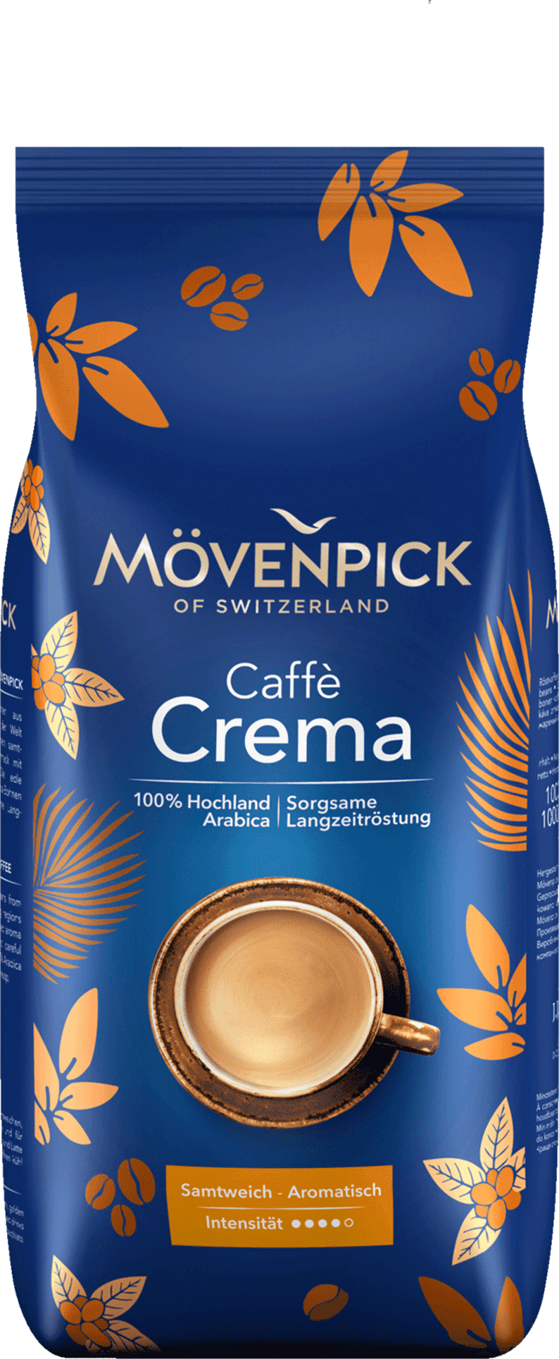 Кофе в зернах Movenpick Caffe Crema (Мовенпик Кафе Крема) 1 кг