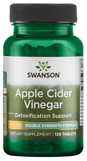 Apple Cider Vinegar, 200 мг, 0.1 г, 120 шт.
