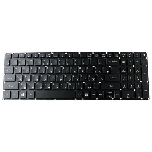 Клавиатура для ноутбука Acer V3-574G E5-573 F5-572 с подсветкой Pn NSK-R37SQ 0R NSK-R3KBW 0R NSK-R3JBC 0R 4379₽