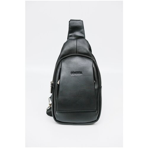 фото 362-64 829-6 сумка кросс-боди мужская натур de-gosa черный