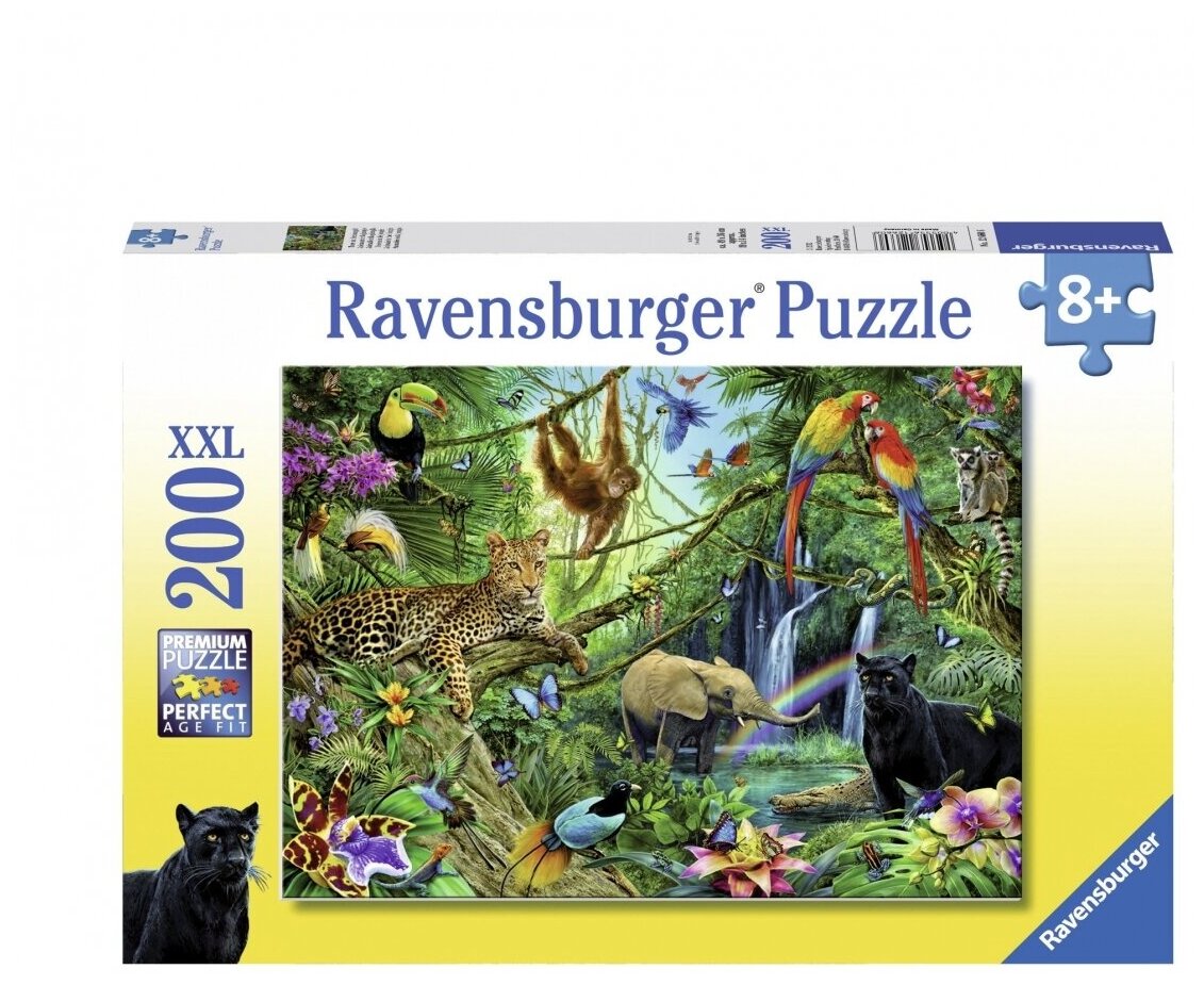 Пазл Ravensburger, Джунгли 200 эл. - фото №3