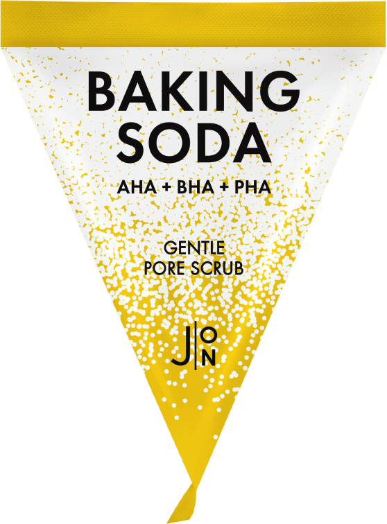 J: on Скраб для лица с содой Baking Soda Gentle Pore Scrub, 5г (1 шт)