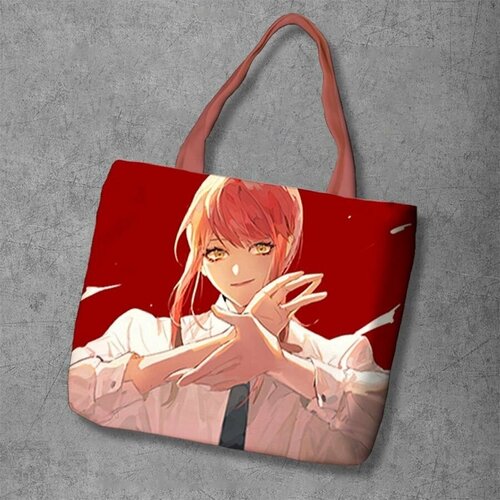 фото Сумка шоппер anime dakimakura, фактура рельефная, мультиколор