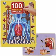 Книга Умка 9785506037583 Тело человека.100 окошек для малышей