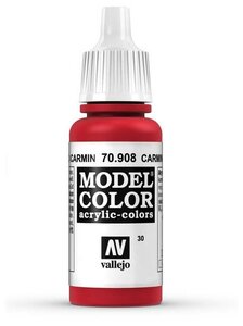 Фото Краска 70908 Vallejo Серии Model Color - Carmine Red 17ml