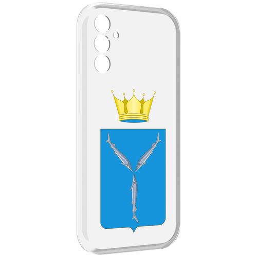 Чехол MyPads герб-саратовская-область для Samsung Galaxy M13 задняя-панель-накладка-бампер