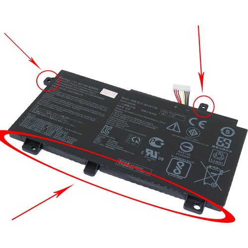 Аккумулятор B31N1726 для Asus FX505 / FX80 / FX86 (B31BN91, A41LK9H) Тип 1 znovay b31n1726 laptop battery for asus fx504gd fx504gm fx80gd fx80gm fx86fm fx86fe fx504ge fx505 tuf565gd tuf554g 11 4v 48wh