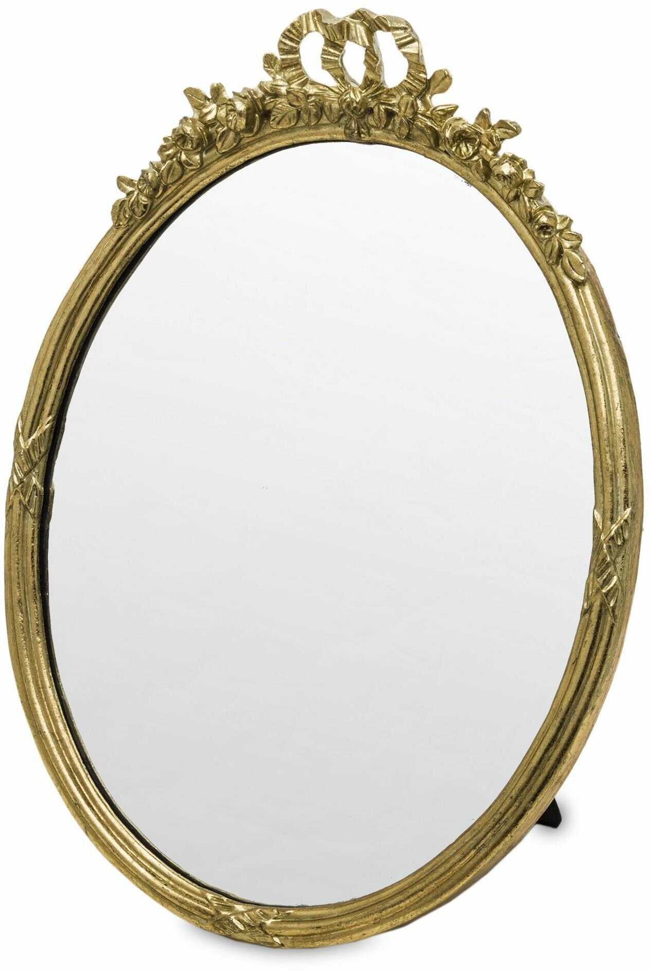 Зеркало настольное, "Бант" , 29,5x22x4-11,5 - фотография № 1