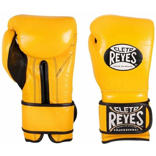 Боксерские перчатки Cleto Reyes E600 Yellow 12oz