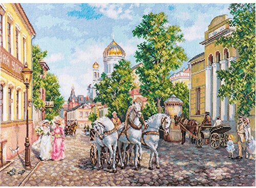 3-31 Набор для вышивания алиса 'Тройка. Храм Христа' 45x31см