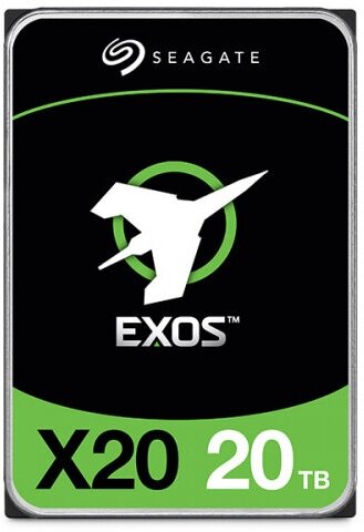 Жесткий диск Seagate Exos X20 enterprise ST20000NM007D 3.5" 20.0Tb SATA 6Gb/s 7200rpm 256MB