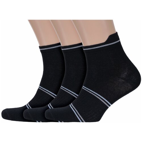 Носки Vasilina, 3 пары, размер 23-25, черный носки vasilina 3 пары размер 23 25 черный