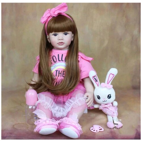 Кукла реборн мягконабивная. Кукла младенец 60 см