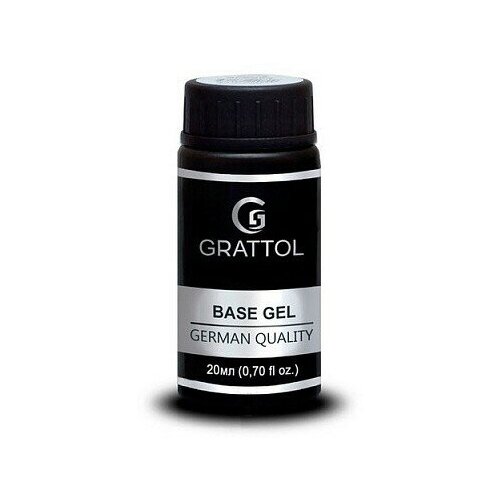 grattol swift light gel Grattol Базовое покрытие Base Gel No Hema, прозрачный, 20 мл