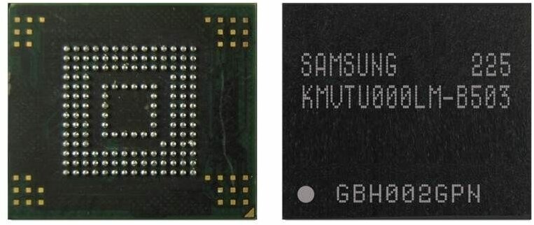 Микросхема KMVTU000LM-B503 (NAND FLASH) 1 шт