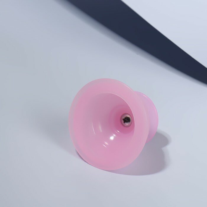 Банка вакуумная для массажа, силиконовая, 6,5 × 4,3 см, цвет розовый - фотография № 3