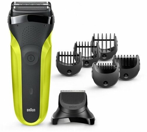 Электробритва Braun 300BT Series 3 Shave&Style, green