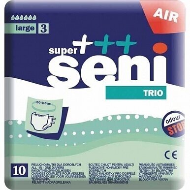 Подгузники для взрослых Super Seni Trio small 1, 10 шт. - фото №12