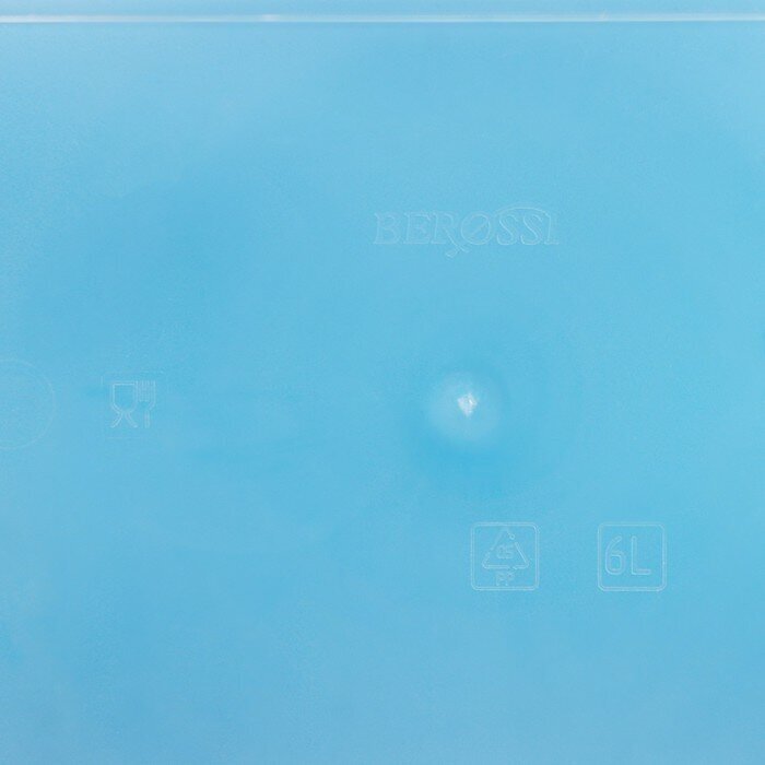 Контейнер для стирального порошка, 6 л, цвет голубая лагуна - фотография № 13