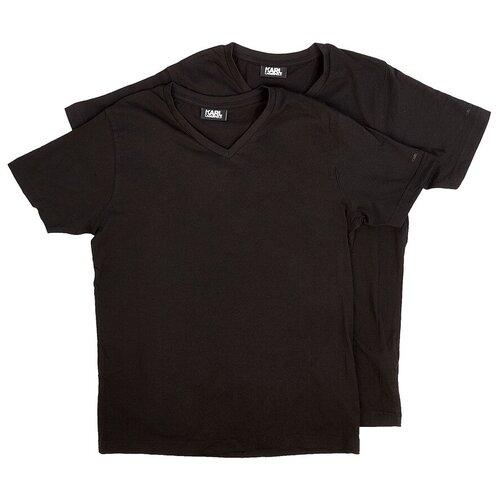 фото Футболка karl lagerfeld, размер 54, черный