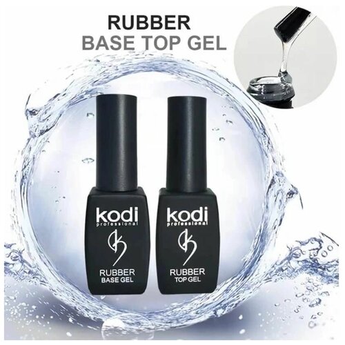 Kodi Набор для маникюра Rubber Base База Gel + Rubber Top Топ Gel