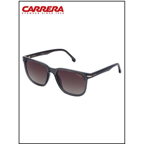 Солнцезащитные очки CARRERA, прямоугольные, с защитой от УФ, градиентные, серый