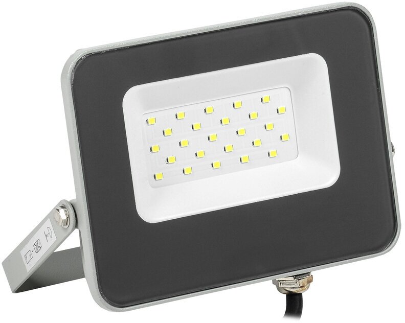 фото IEK Прожектор СДО 07-20 светодиодный серый IP65