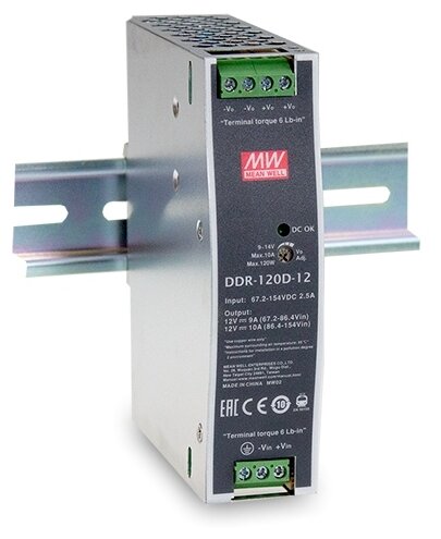 Преобразователь DC/DC Mean Well DDR-120B-48 120Вт