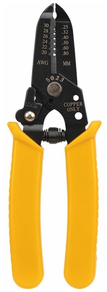 Инструмент для зачистки кабеля Rexant 0.25 - 0.8 мм2, HT-5023, TL-5023 - фотография № 7