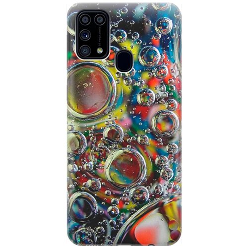 фото Ультратонкий силиконовый чехол-накладка для samsung galaxy m31 с принтом "маленькие пузырьки" gosso