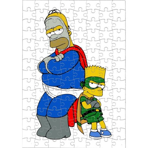 Пазл MIGOM Принт А4 Simpsons, Симпсоны - 13