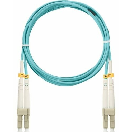 Патч-корд волоконно-оптический шнур MM 50125OM3 LC-LC duple LSZH 3 м код 34455 Hyperline 1 шт 2420₽