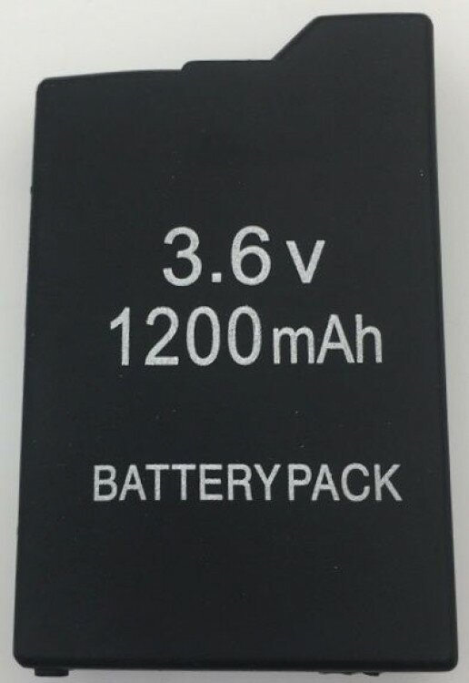 Аккумуляторная батарея АКБ для PSP-2000/3000 1200 mAh (PSP)