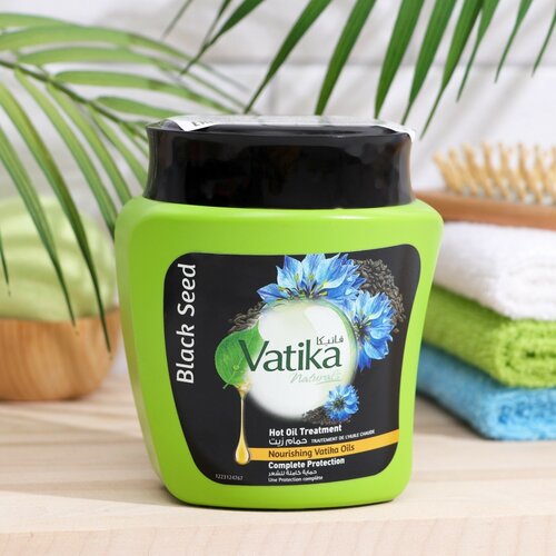 Маска для волос Vatika Naturals Treatment Cream-Black Seed восстанавливающая, 500 г