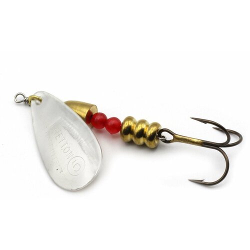 фото Комплект вращающихся блесен fishycat bretton original - №5 / s ( упаковка 5 шт. ) - французские блесны для рыбалки бреттон