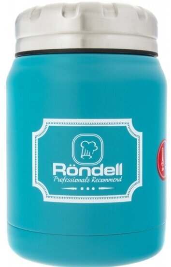 Термос для еды Rondell Picnic Turquoise RDS-944, 0,5 л