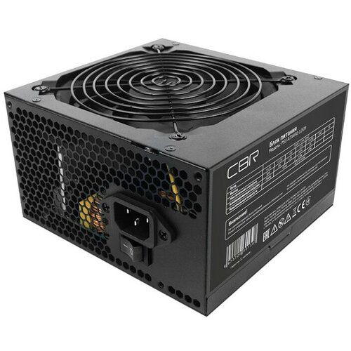 CBR ATX 450W 80+ Bronze, APFC, 0.6mm, 20+4pin, 1*8-pin(4+4P), 1*6+2pin, 4*SATA, 2*IDE, 12cm fan, 1.5м