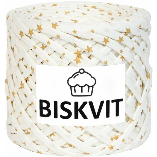 Трикотажная пряжа BISKVIT, (Голд стар), 100% хлопок, 330г, 100м