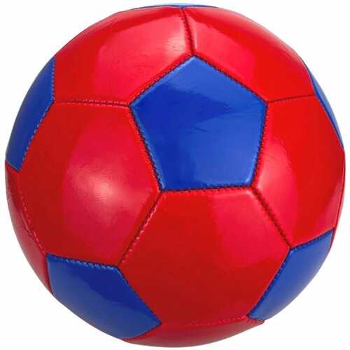 Мяч футбольный красно-синий